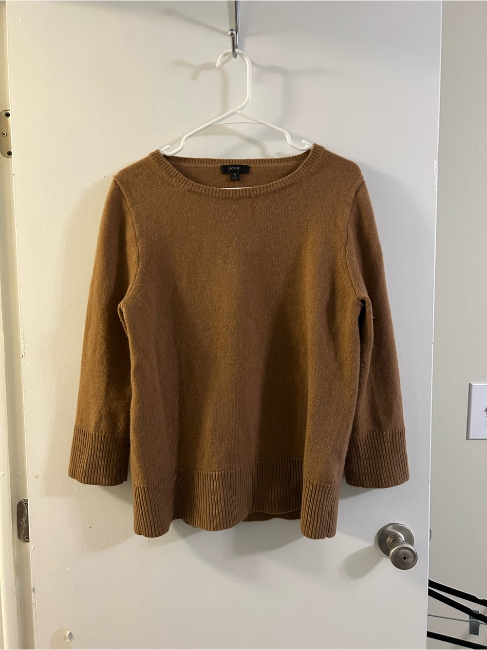 J. Crew Brown Cashmere and Wool Sweater
